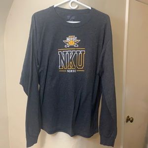 Gray NKU Long Sleeve Shirt